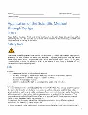 Split Lab Handout_ Application of Scientific Method Through Design - BIO111132 Gen College Biology I