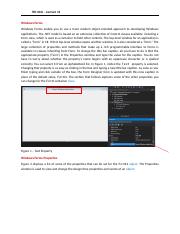 OOP - Lecture 12 - Windows Form.docx