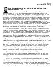 Thoreau-King-Gandhi-Analysis