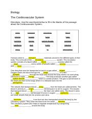 The Cardiovascular System.docx