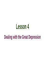 Lesson 4- Dealing with the Great Depression.pptx