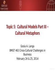 Topic 5- Cultural Models Metaphors.pptx