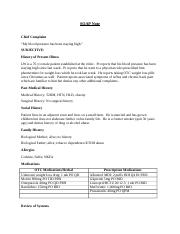 soap note template soap note chief complaint my blood pressure has sample of soap charting