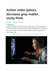 Copy of Action video games decrease gray matter, study finds.docx