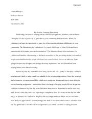 Service Learning Reflective Essay.docx