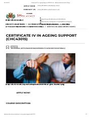 Certificate IV in Ageing Support (CHC43015) - Shafston International College.pdf