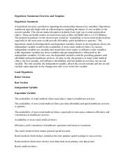 Hypothesis Statements Overview and Template.docx