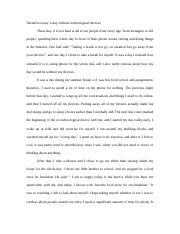free essay about technology