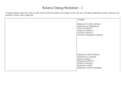 relative dating worksheet answers