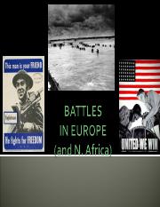 Battles in Europe.ppt