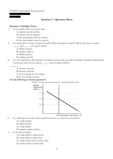 Practice question sheet Test #2