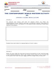 THE CONTEMPORARY WORLD MIDTERM ACTIVITY #3.docx