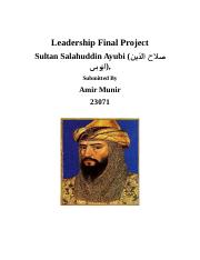 was saladin a good leader