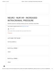 NEURO - NUR149 - INCREASED INTRACRANIAL PRESSURE.pdf