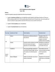 ACC 411 Module Four Assertions Assignment Final.docx