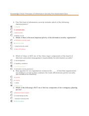 Knowledge Check Principles of Information Security Pre-Assessment Quiz.docx
