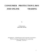 Task 3 Report - Globalization  Corporate Governance - S.Manivannan - SML-OML7-20-358.docx