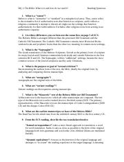 RQ1 - The Bible - What is it and how do we read it.docx