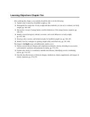 Learning Objectives Chapter Ten-2.docx