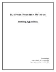 BRM Hypothesis Assi- Roshan Manoj A K_M200060MS.pdf