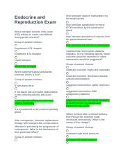 Endocrine and Reproduction Exam.docx