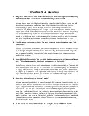 _Chapters 20 & 21 Questions .docx
