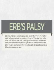 erbs palsy.pptx