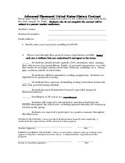 Advanced Placement United States History Contract.doc.pdf