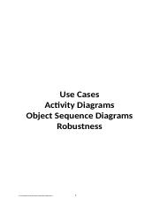 L3 Use Cases.docx - Use Cases Activity Diagrams Object ...
