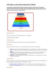 OSI MODEL and features of subnetting.docx