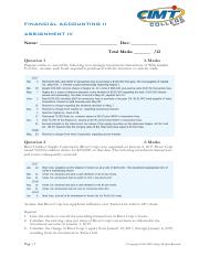 Financial Accounting II Assignment IV.pdf