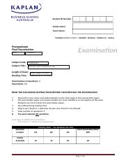 CLWM4000 T2 2018 Sample Exam with solutions.docx