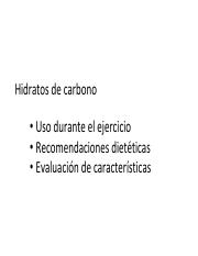 Hidratos de Carbono en ejercicio - examen.pdf