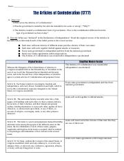 CW- Articles of Confederation Analysis Worksheet-1.docx