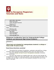 Indiana Edu_How to recognize plagiarism test.docx