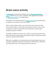 Brain wave activity.docx