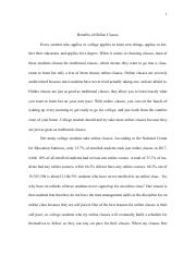 essay for online courses
