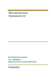 microprocessor homework #2 .docx