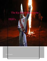 Ku Klux Klan Research Paper.docx