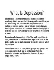 What Is Depression.docx