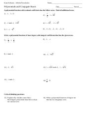 02 - Polynomials and Conjugate Roots.pdf