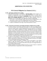 Additonal NYS Statutes