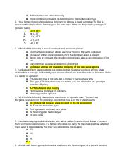 Biology II - Lecture Notes, Questions & Answers - Lecture 2.docx