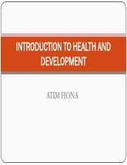 HEALTH AND DEVELOPMENT INTRODUCTION.pdf