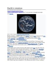 empirical test of earth rotation.docx