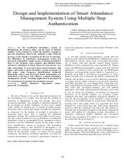Design and Implementation of Smart Attendance.pdf