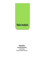 Chapter 05-Financail Analysis-Ratio