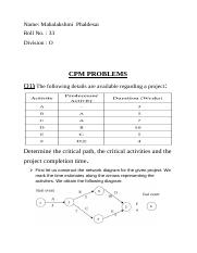 CPM PROBLEMS.docx