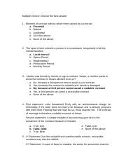 Obligation and Contracts quiz with ans 4.0.docx