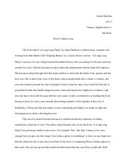 A long long sleep essay 